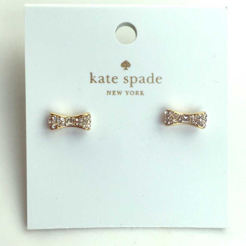 🗣SOLD: Authentic NWT Kate Spade bow earrings